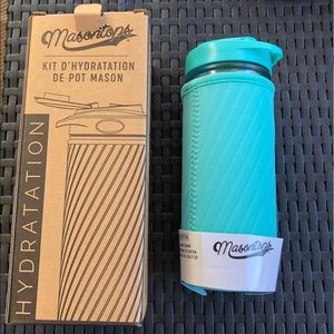 New Masontop Glass Water Bottle